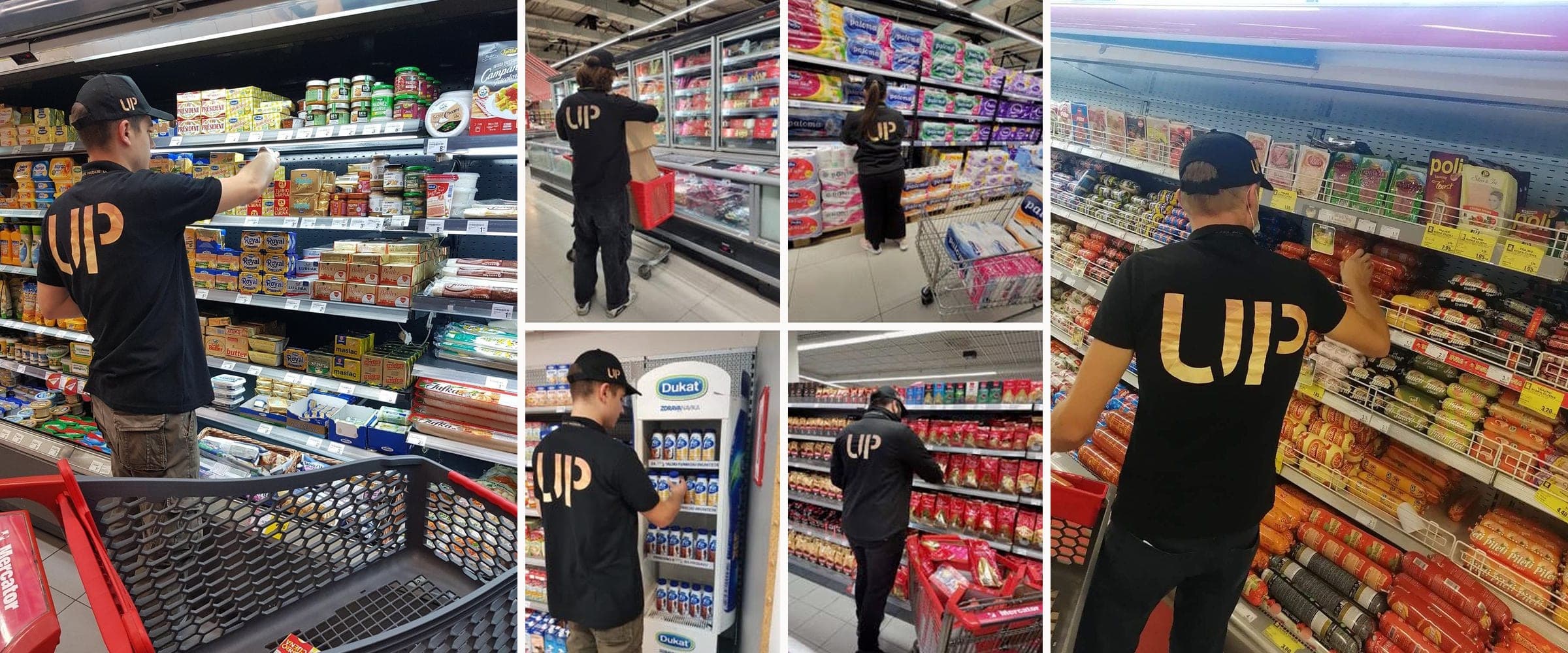 Merchandising — UP tim slaže police u marketima